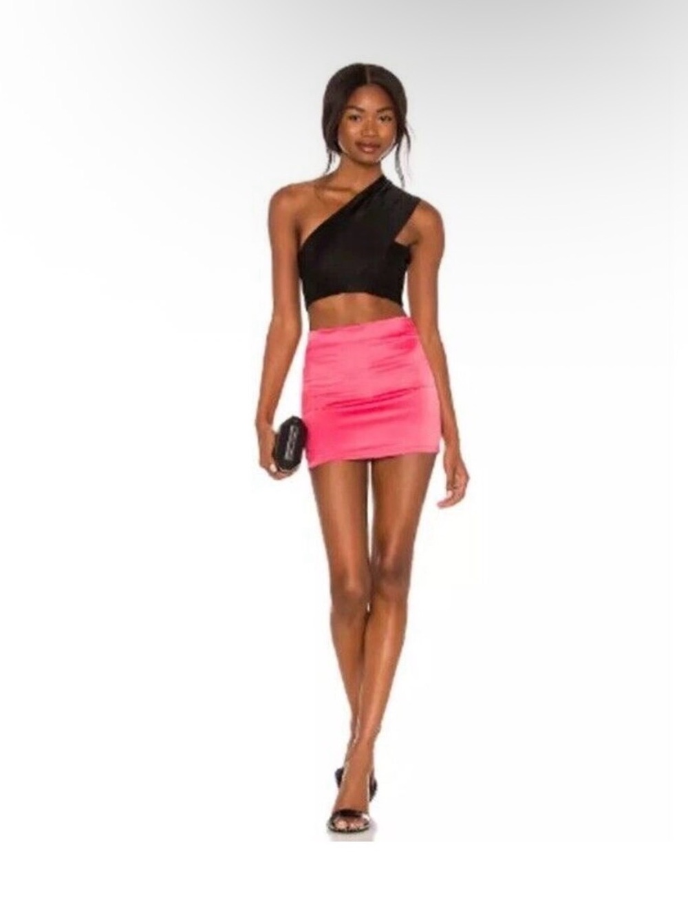 Superdown Thea Mini Skort Sateen Size Small